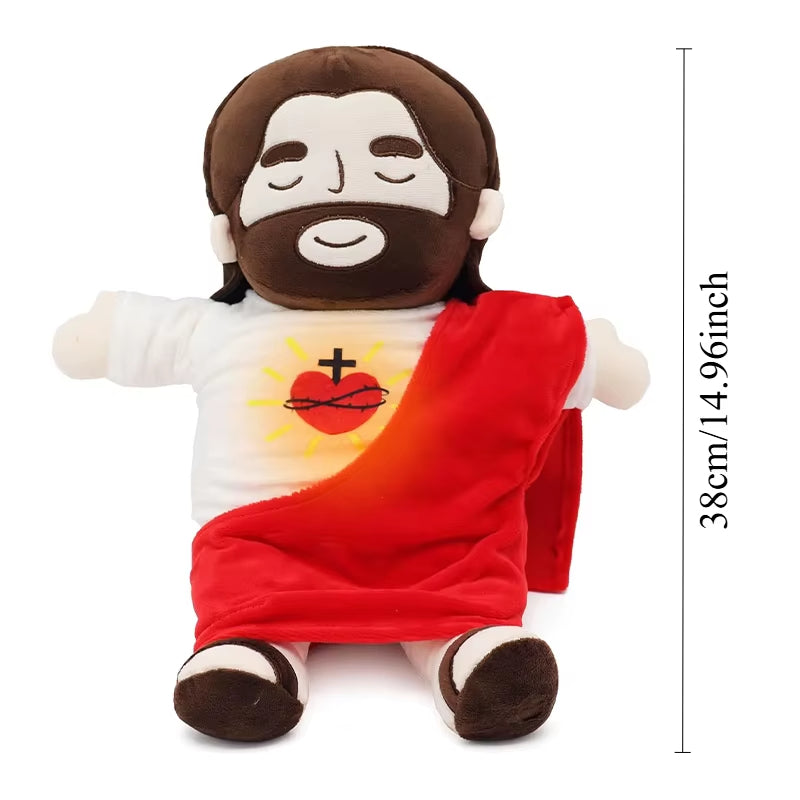 Jesus De Pelúcia Com Respiração